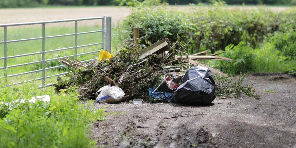 Fly,Tipped,Rubbish,In,The,Gate,Way,To,A,Field The Increase In Fly-tipping