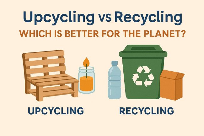Upcycling vs Recycling – Which Helps the Planet More Upcycling vs Recycling – Which Helps the Planet More